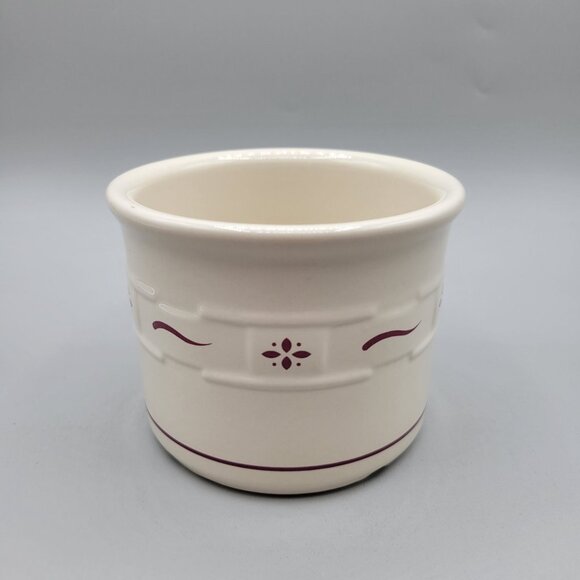 Longaberger Stoneware Ceramic Crock Pottery Planter 3.5" Tall - Picture 2 of 7